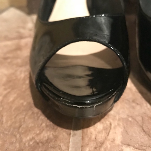Via Spiga Nordstrom patent black high heels USED - Picture 5 of 8